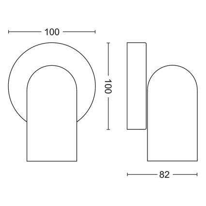 Philips - Akcentinis šviestuvas 1xGU10/5,5W/230V