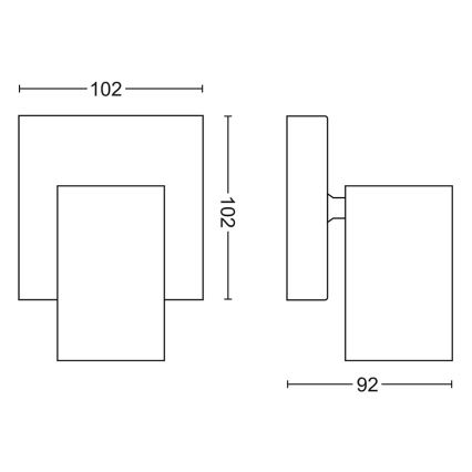 Philips - Akcentinis šviestuvas 1xGU10/10W/230V