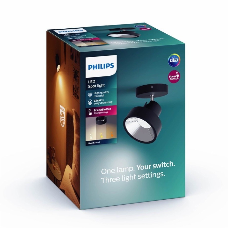 Philips 50601/30 / P0 - LED Akcentinis šviestuvas BUKKO LED/4,5W/230V