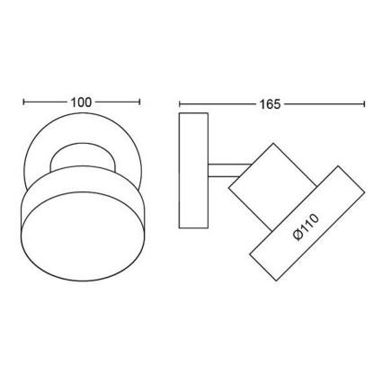 Philips 50601/31/P0 - LED Akcentinis šviestuvas BUKKO LED/4,5W/230V