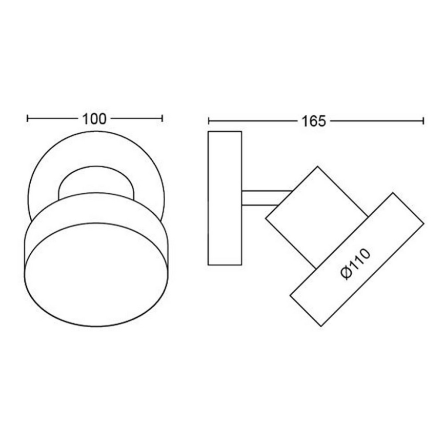 Philips 50601/31/P0 - LED Akcentinis šviestuvas BUKKO LED/4,5W/230V