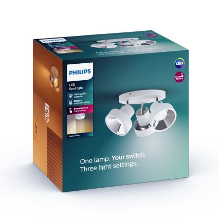 Philips - LED Akcentinis šviestuvas 3xLED/4,5W/230V