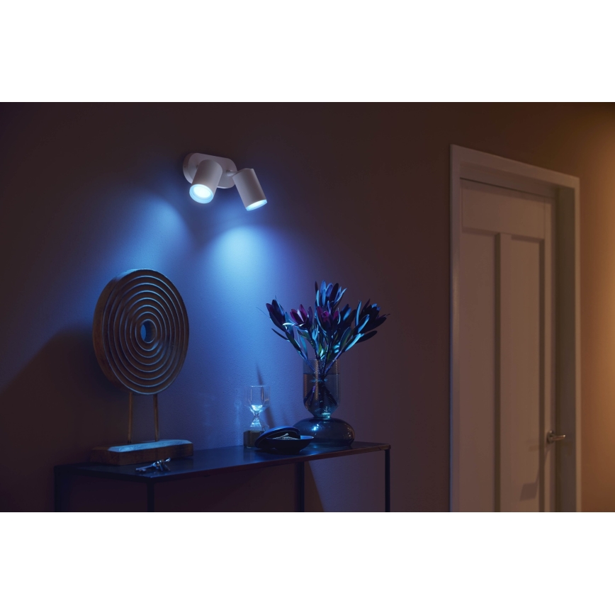 Philips - LED RGBW Pritemdomi akcentiniai šviestuvai Hue FUGATO 2xGU10/5,7W/230V