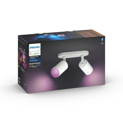 Philips - LED RGBW Pritemdomi akcentiniai šviestuvai Hue FUGATO 2xGU10/5,7W/230V