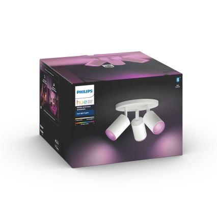 Philips - LED RGBW Pritemdomi akcentiniai šviestuvai Hue FUGATO 3xGU10/5,7W/230V