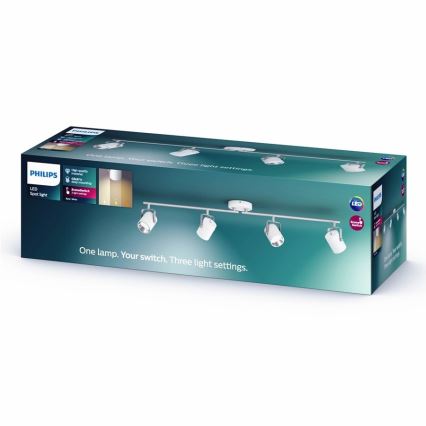 Philips - LED taškinis šviestuvas 4xLED/4,3W/230V 2200/2500/2700K