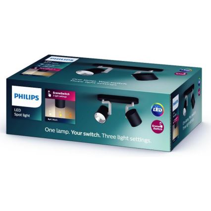 Philips - LED Pritemdomas akcentinis šviestuvas 2xLED/4.5W/230V