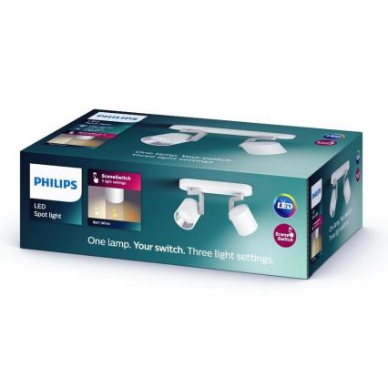 Philips - LED Pritemdomas akcentinis šviestuvas 2xLED/4.5W/230V