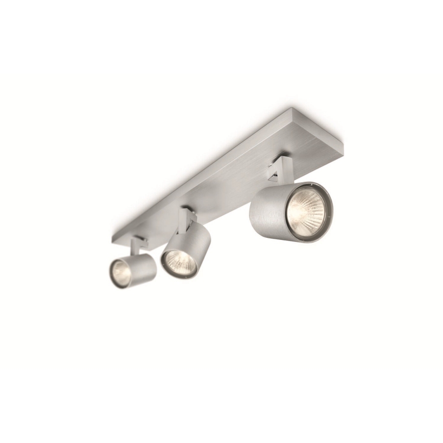 Philips - LED RGBW reguliuojamas taškinis šviestuvas 3xGU10/4,8W/230V matinis chromas + nuotolinis valdymas