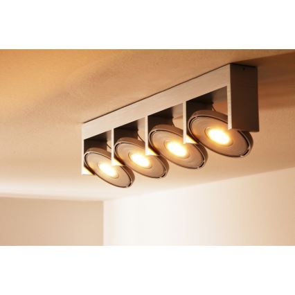 Philips 53154/48/16 - LED Akcentinis šviestuvas PARTICON 4xHighPower LED/4,5W/230V