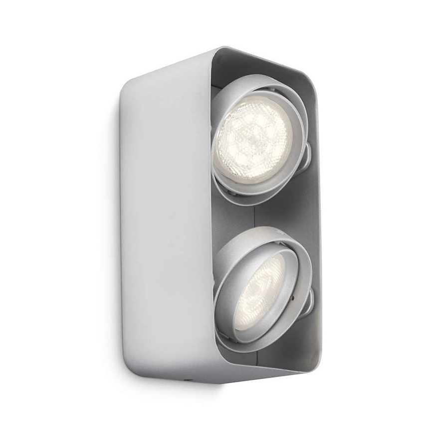 Philips 53202/48/16 - Akcentinis LED šviestuvas AFZELIA 2xLED/3W/230V