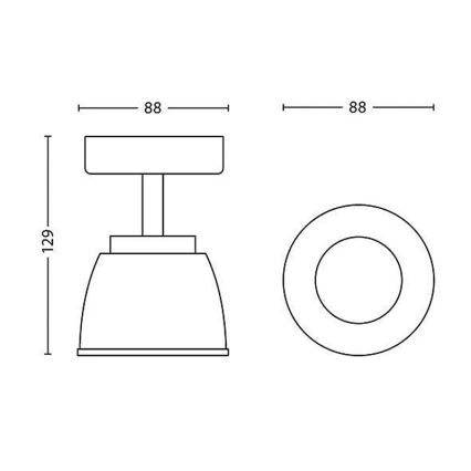 Philips - Akcentinis LED šviestuvas 1xLED/4W/230V