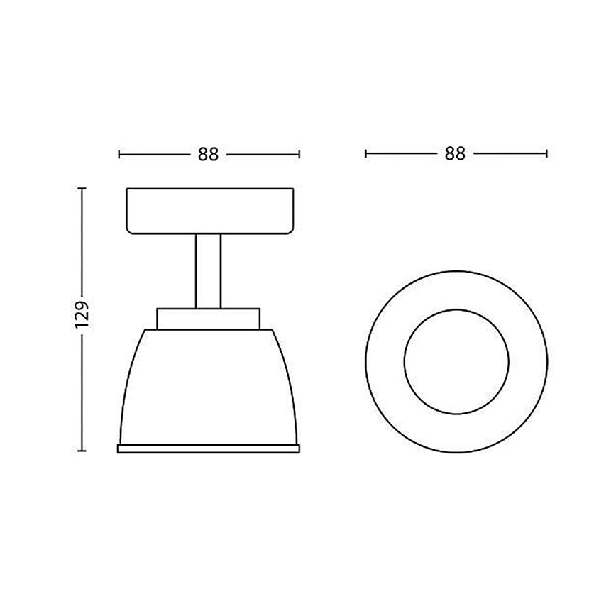 Philips - LED taškinis šviestuvas LED/4W/230V