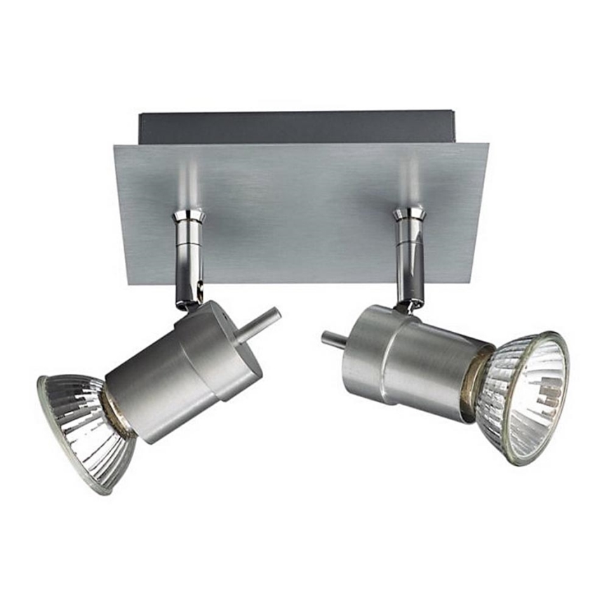 Philips 55082/48/PN - Akcentinis šviestuvas TITAN 2xGU10/50W/230V
