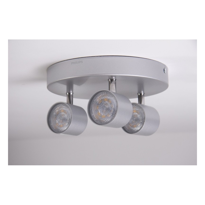 Philips 56243/48/16 - Reguliuojamas akcentinis LED šviestuvas MYLIVING STAR 3xLED/4W/230V