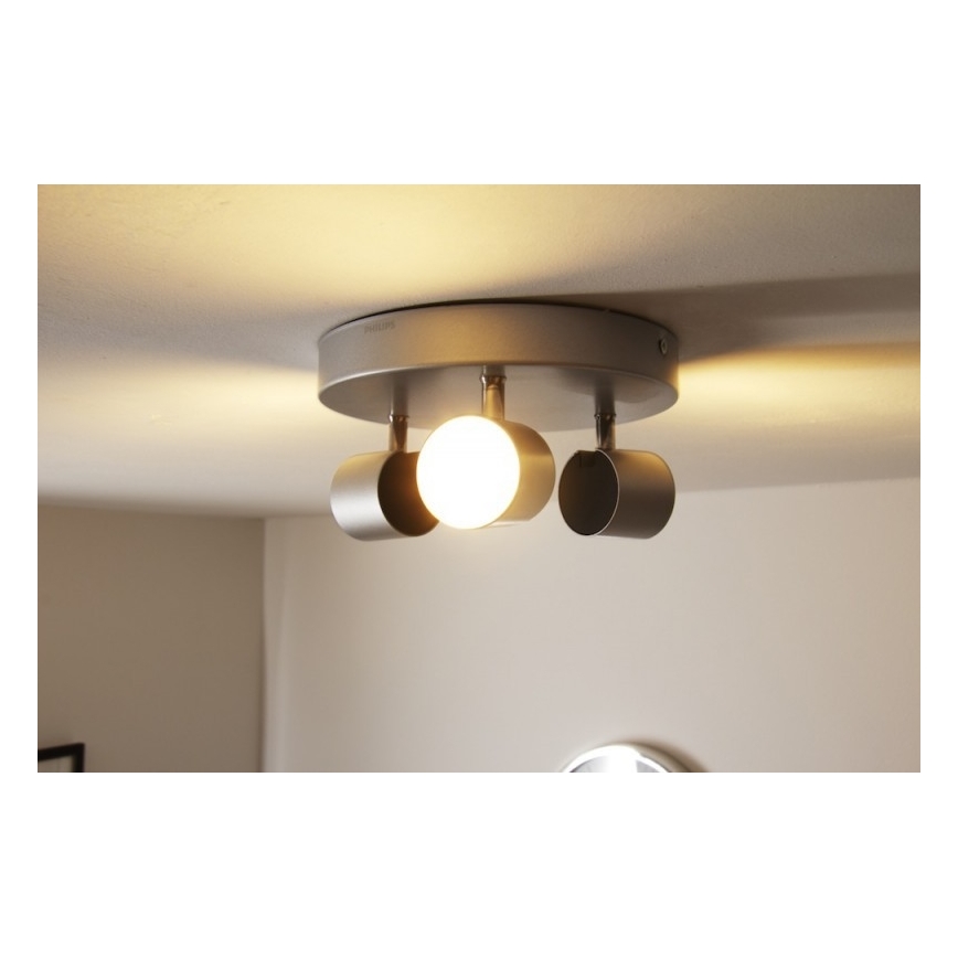 Philips 56243/48/16 - Reguliuojamas akcentinis LED šviestuvas MYLIVING STAR 3xLED/4W/230V