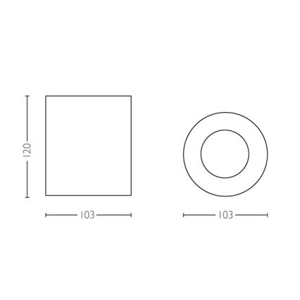 Philips - Reguliuojamas akcentinis LED šviestuvas Hue PILLAR 1xGU10/5,5W/230V