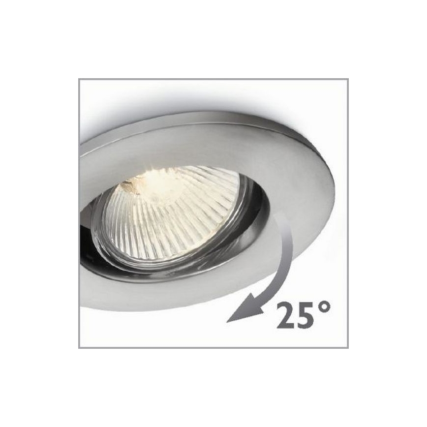 Philips 57959/17/PN - Įleidžiamas šviestuvas AGENA 1xGU10/35W/230V