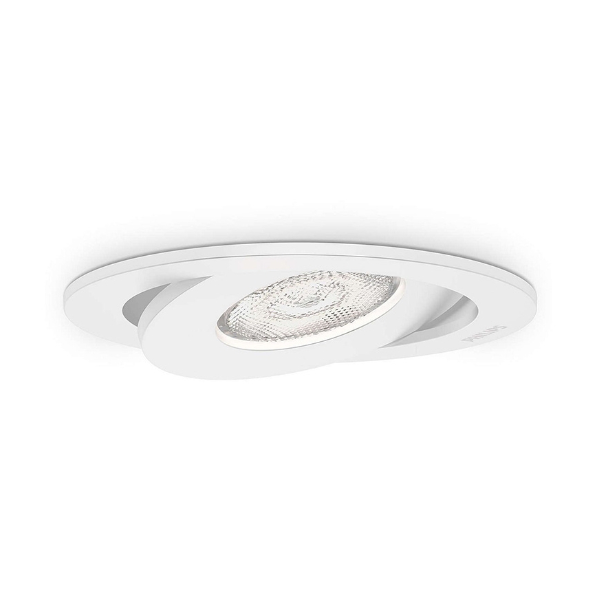 Philips - KOMPLEKTAS 3x LED Reguliuojamas įmontuojamas šviestuvas /4,5W/230V