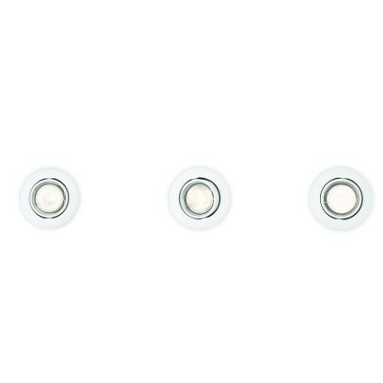 Philips 59243/31/E7 - KOMPLEKTAS 3x Įleidžiamas šviestuvas ENIF 1xGU10/50W/230V