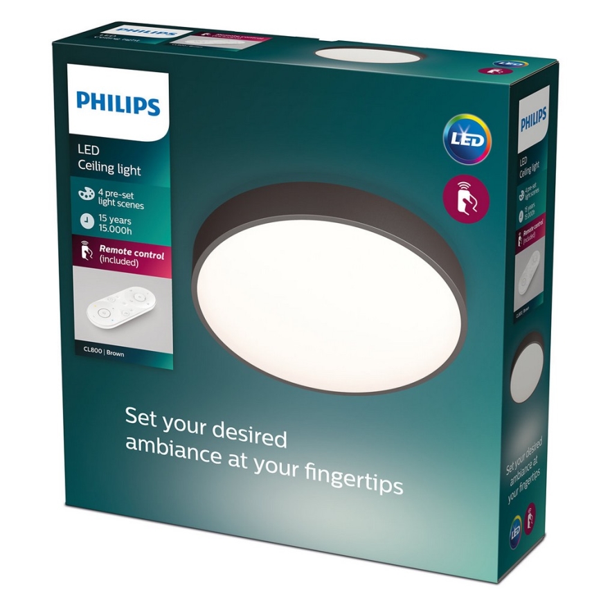 Philips - dimeriuojamas LED lubinis šviestuvas LED/28W/230V + nuotolinis valdymas