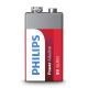 Philips 6LR61P1B/10 - šarminės baterijos  6LR61 POWER ALKALINE 9V 600mAh