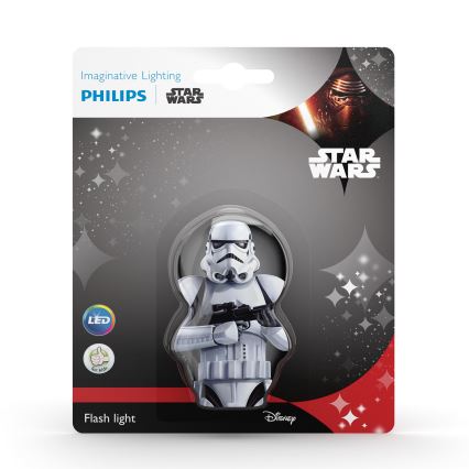 Philips 71767/97/16 - LED vaikiškas žibintuvėlis DISNEY STAR WARS 1xLED/0,3W/2xAAA
