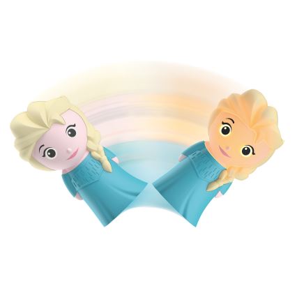 Philips 71768/03/16 - LED vaikiška lempa DISNEY ELSA LED/0,3W/3V