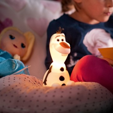 Philips 71768/08/16 - LED Vaikiška lempa DISNEY FROZEN OLAF LED/0,3W/3V sniego senis