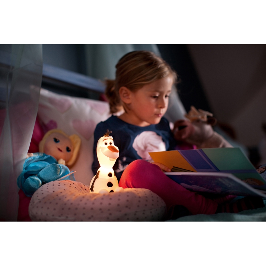 Philips 71768/08/16 - Vaikiškas LED šviestuvas DISNEY FROZEN 1xLED/0,3W/3V