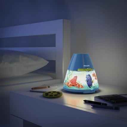 Philips 71769/90/16 - Vaikiškas LED prožektorius DISNEY DORY LED/0,1W/3xAAA