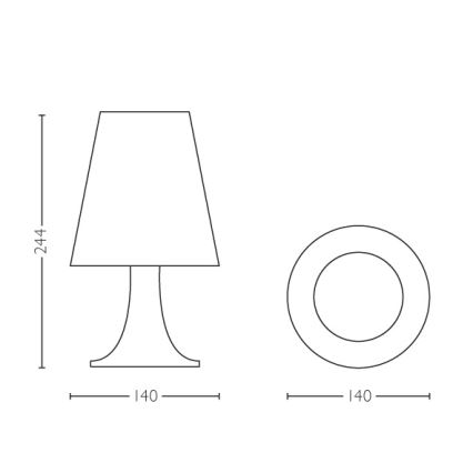Philips - Vaikiškas LED stalo šviestuvas LED/2,3W/230V