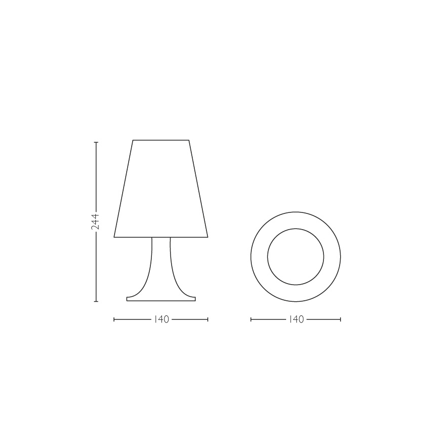 Philips - Vaikiškas LED stalo šviestuvas LED/2,3W/230V