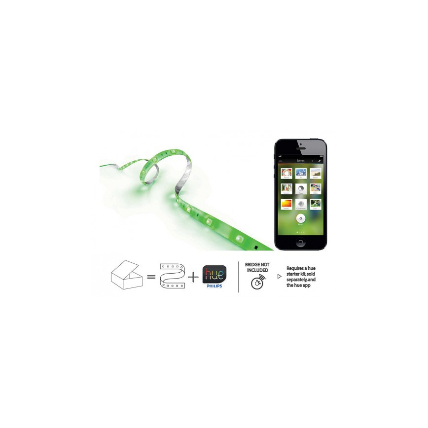 Philips - Pritemdoma LED RGB juosta Hue LIGHTSTRIP 2m