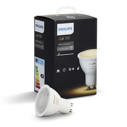 Philips - Pritemdoma LED lemputė Hue WHITE AMBIANCE 1xGU10/5,5W