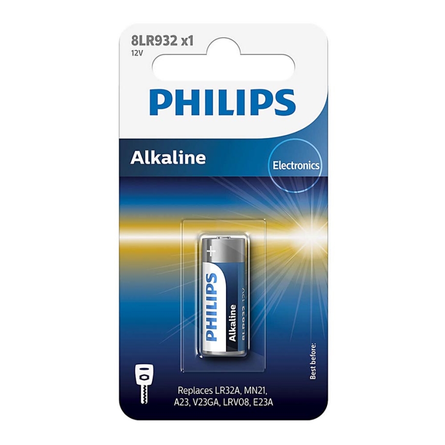 Philips 8LR932/01B - šarminės baterijos  8LR932 MINICELLS 12V 50mAh