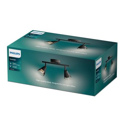Philips - Akcentinis apšvietimas CLEFT 2xGU10/5W/230V