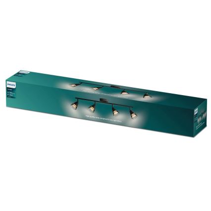 Philips - Akcentinis apšvietimas CLEFT 4xGU10/5W/230V