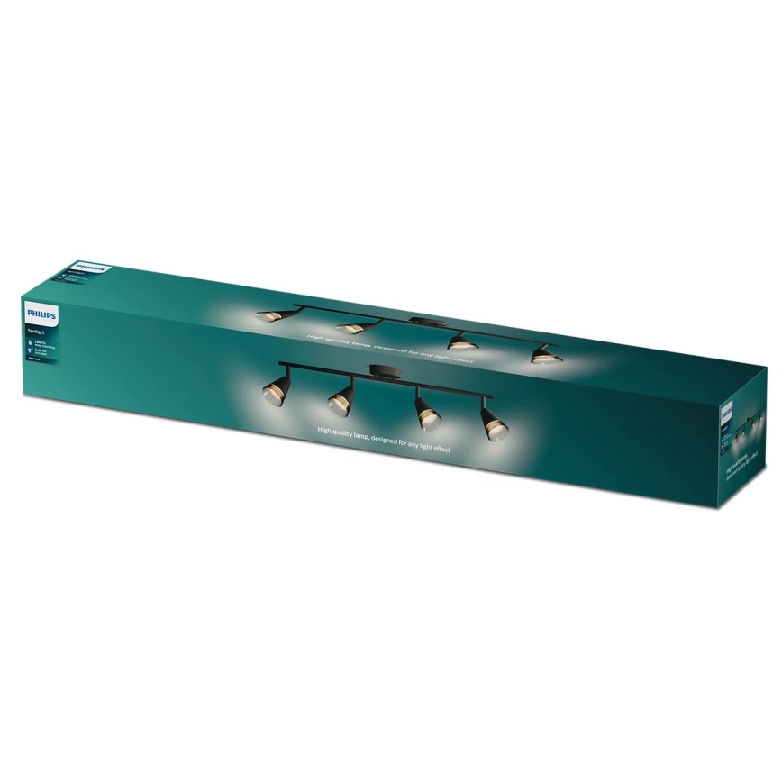 Philips - Akcentinis apšvietimas CLEFT 4xGU10/5W/230V