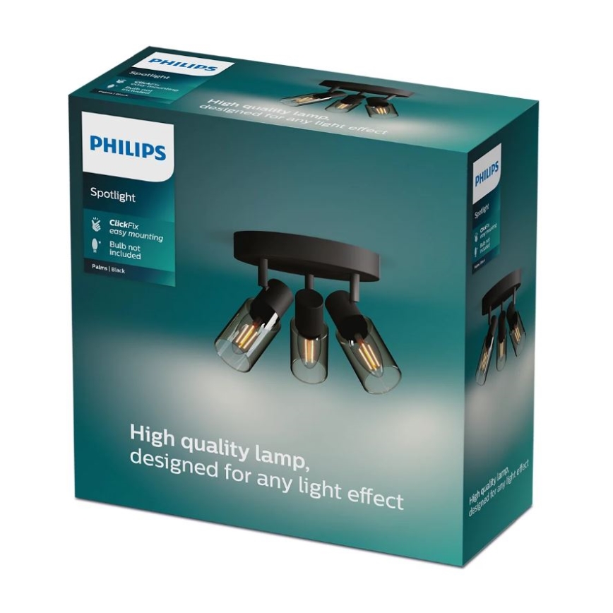 Philips - Akcentinis apšvietimas PALMS 3xE14/25W/230V