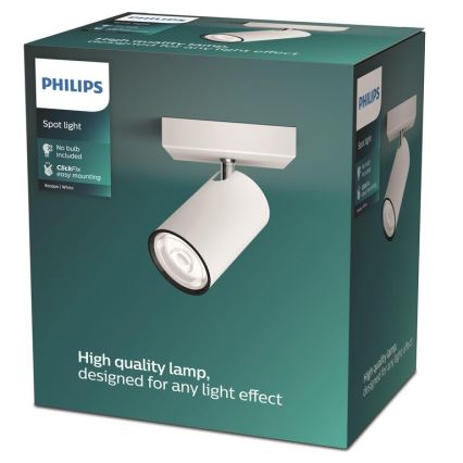 Philips - Akcentinis šviestuvas KOSIPO 1xGU10/5,5W/230V baltas