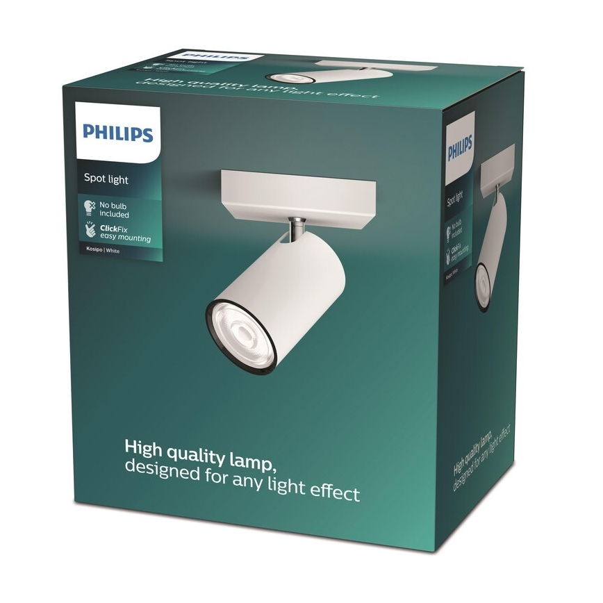 Philips - Akcentinis šviestuvas KOSIPO 1xGU10/5,5W/230V baltas
