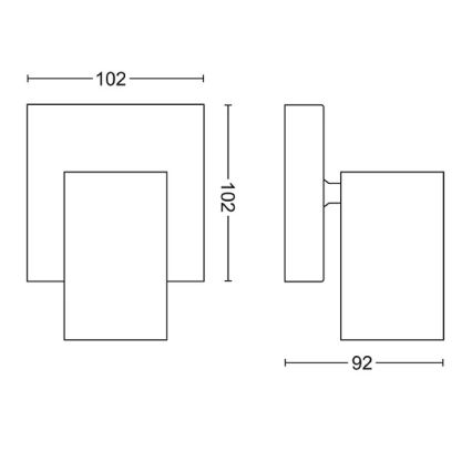 Philips - Akcentinis šviestuvas KOSIPO 1xGU10/5,5W/230V baltas