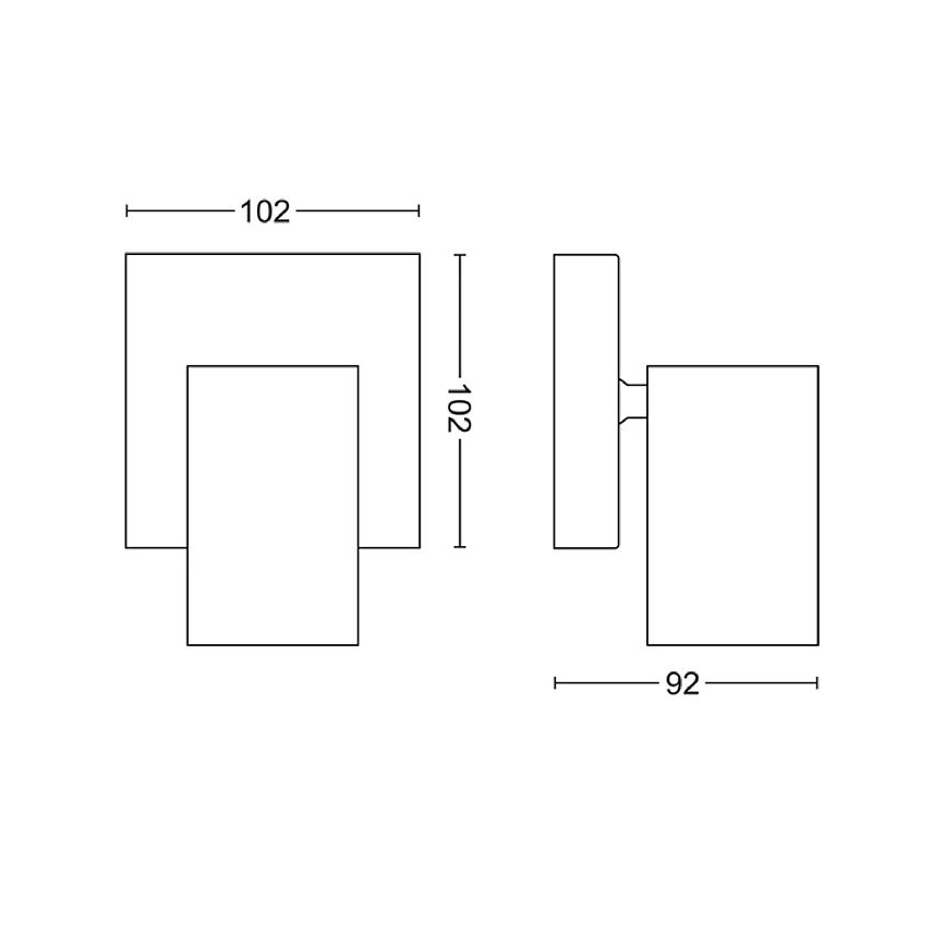 Philips - Akcentinis šviestuvas KOSIPO 1xGU10/5,5W/230V baltas
