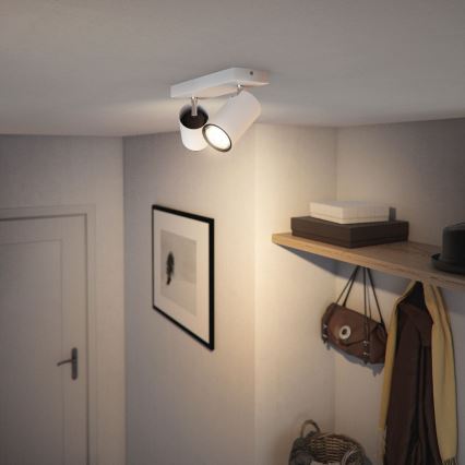 Philips - Akcentinis šviestuvas KOSIPO 2xGU10/5,5W/230V baltas