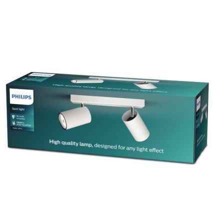 Philips - Akcentinis šviestuvas KOSIPO 2xGU10/5,5W/230V baltas