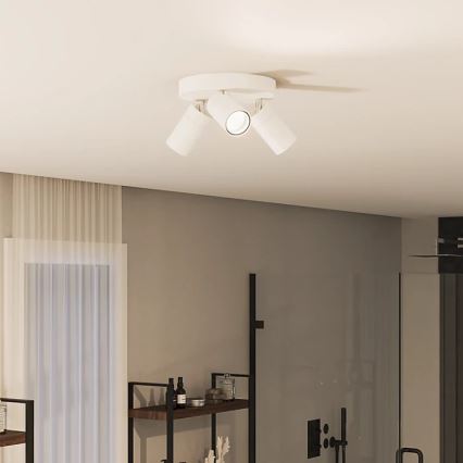 Philips - Akcentinis vonios šviestuvas IDRIS 3xGU10/5W/230V IP44 balta