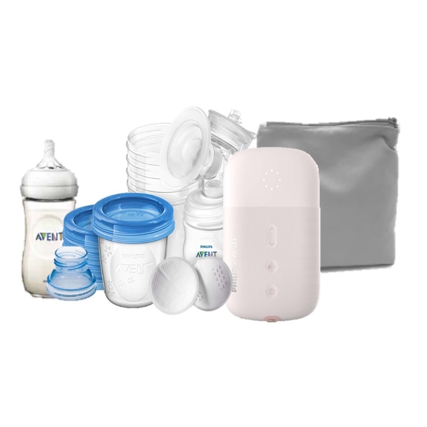 Philips Avent - Elektroninis pientraukis su priedais SINGLE 5V
