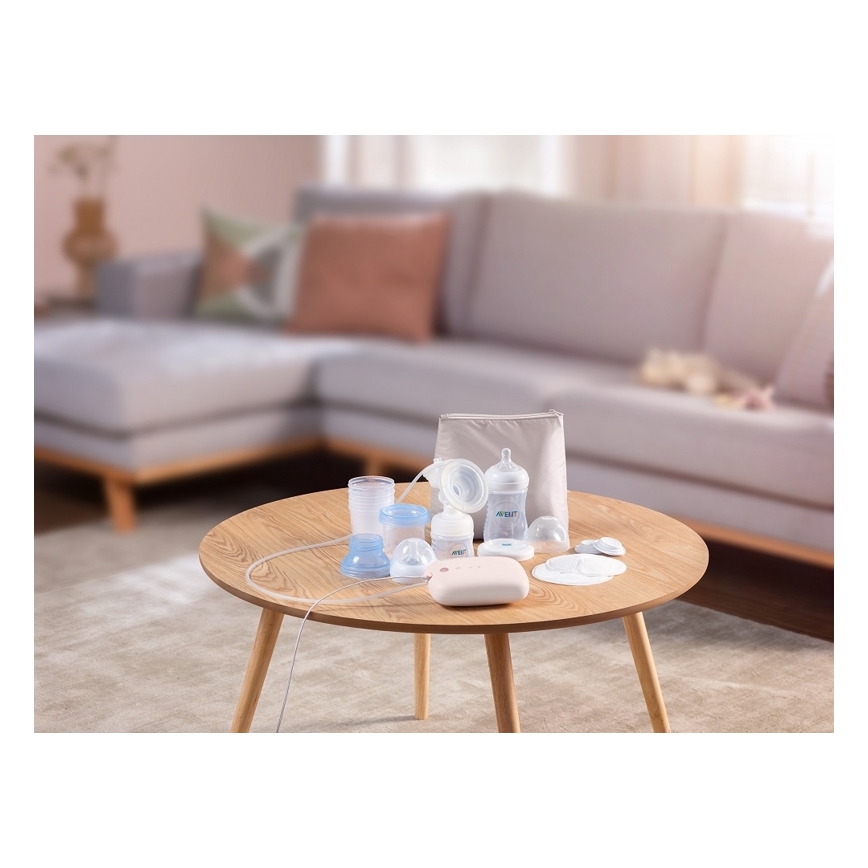 Philips Avent - Elektroninis pientraukis su priedais SINGLE 5V