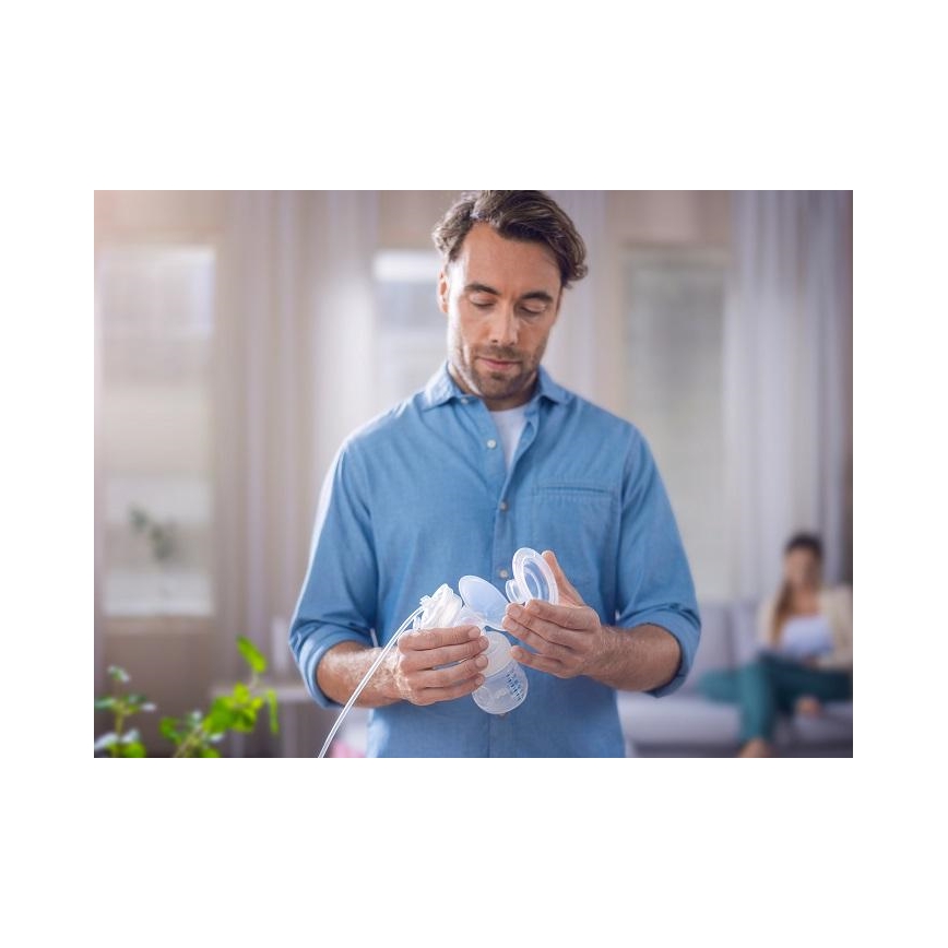 Philips Avent - Elektroninis pientraukis su priedais SINGLE 5V